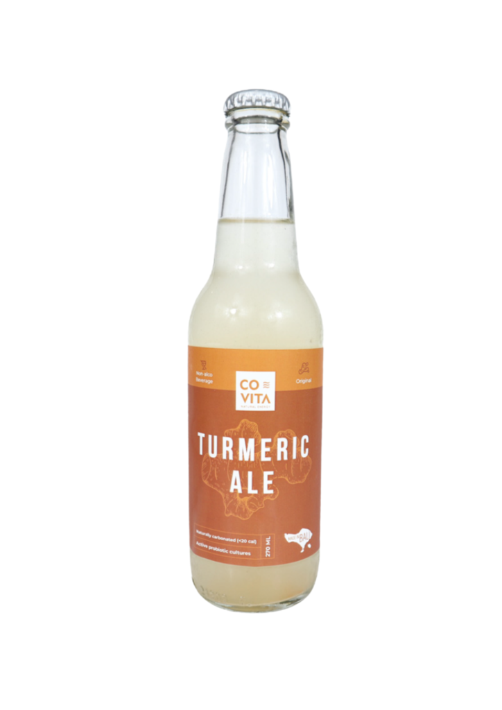 Sparkling Probiotic Drink Turmeric Ale 270ml by Covita Alive Whole Foods