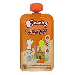 Mango, Sweet Potato & Carrot Puree by Peachy Baby Food 110gr