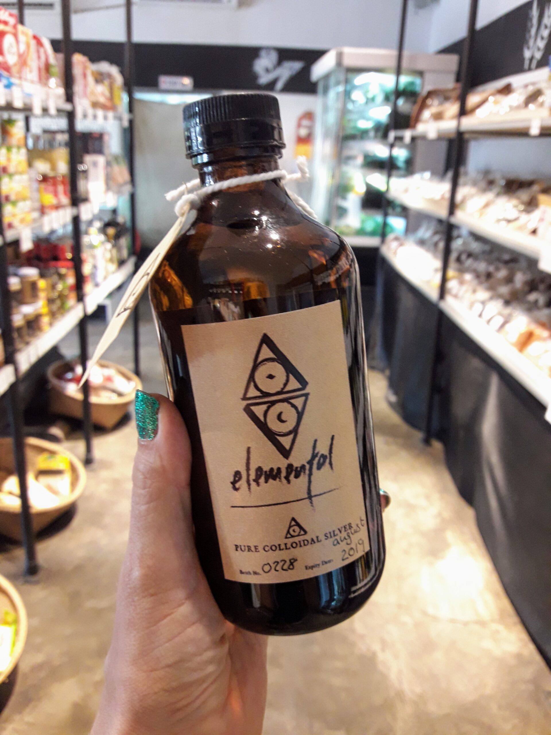 Colloidal Silver 300ml by Elemental Alive Whole Foods