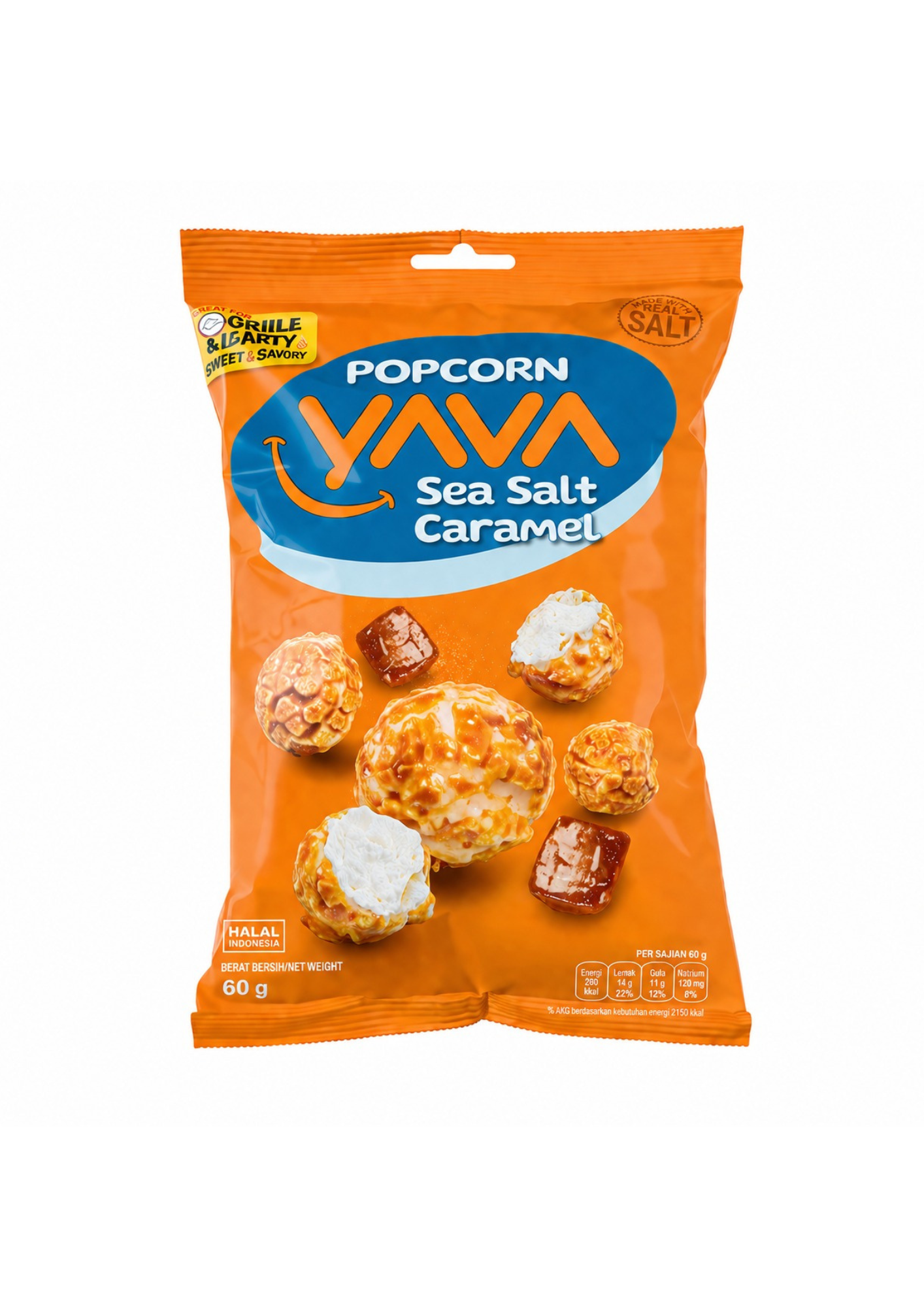 Popcorn Salted Caramel by East Bali Cashew 60g