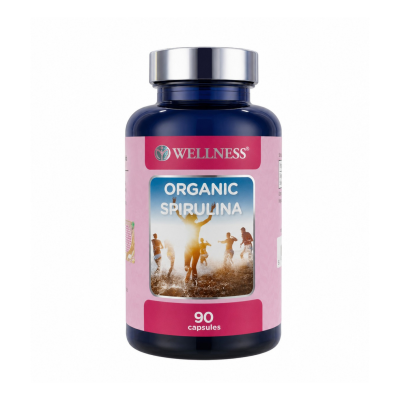 Organic Spirulina by Wellness 90Caps