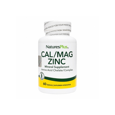 Cal/Mag Zinc by Nature's Plus 60Tabs