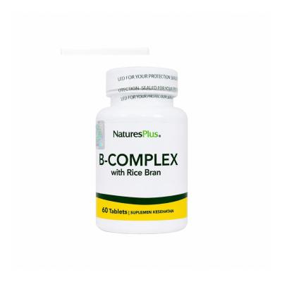 B Complex With Rice Brain by Nature's Plus 60Tabs