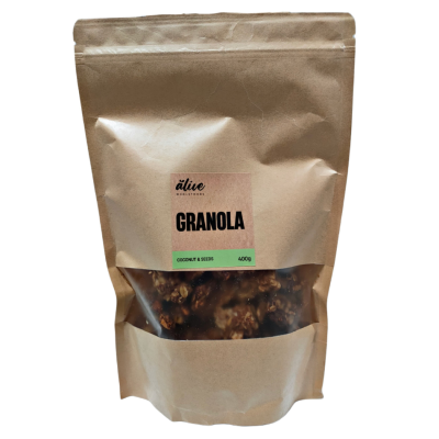 Coconut & Seeds Granola by Alive, 400gr