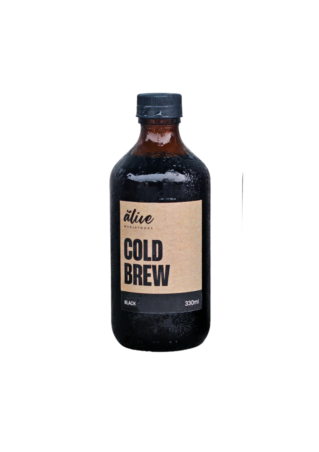 Cold Brew Black Coffee 330ml Alive Whole Foods