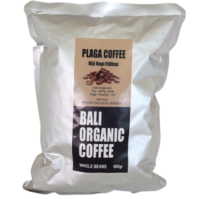 Organic Arabica Coffee (Beans) by Bali Organic Coffee 500g