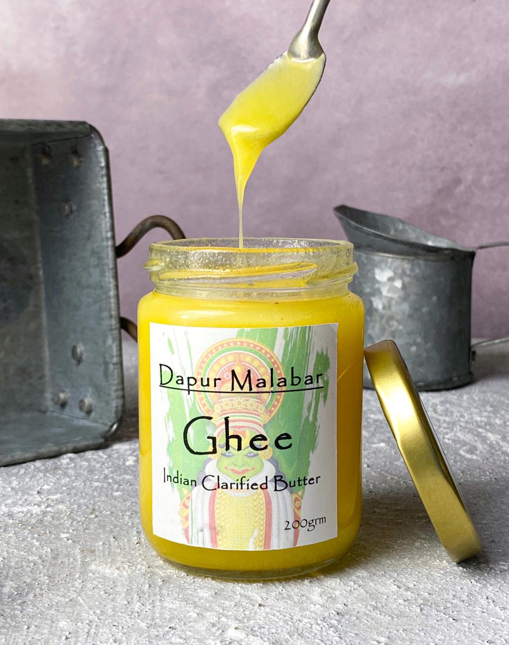 Ghee Indian Clarified Butter 220ml Alive Whole Foods
