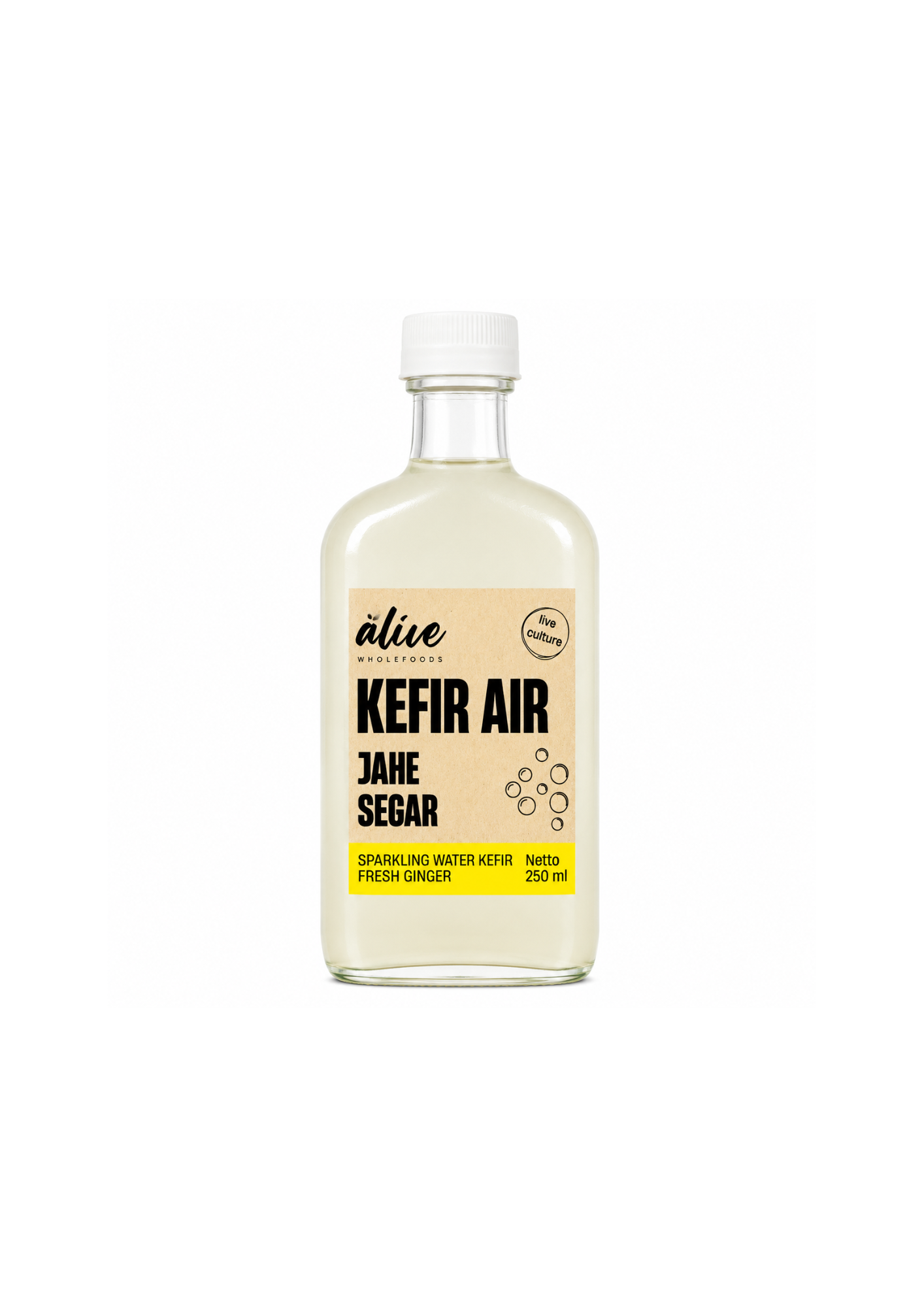 Sparkling Kefir Ginger 250ml by Alive
