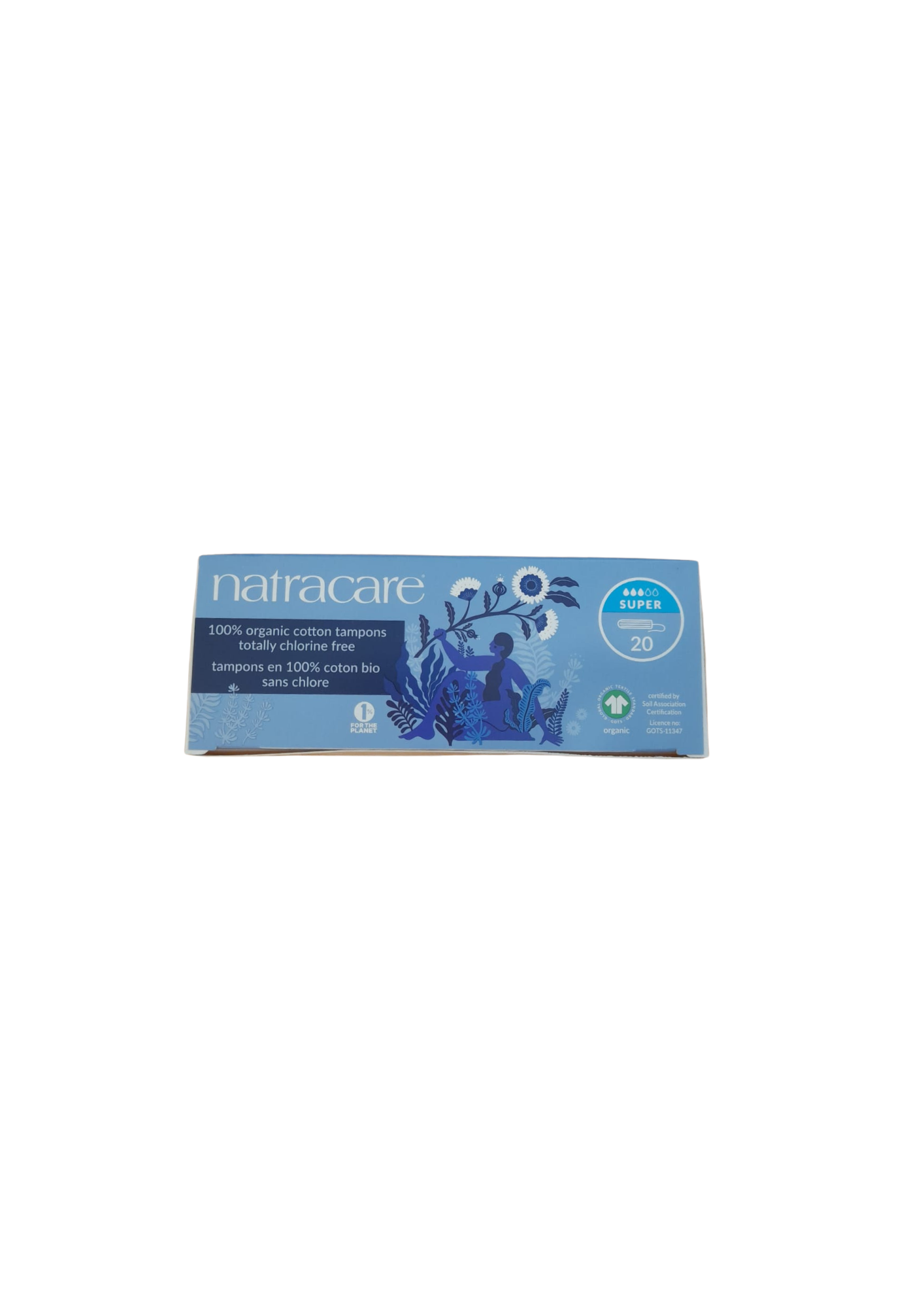 Cotton Tampons Super 20Pack by Natracare