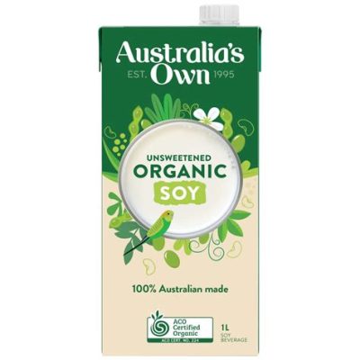 Unsweetened Soy Milk by Australia's Own 1lt
