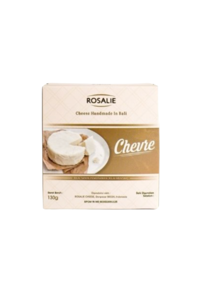 Goat Cheese, Chevre Rosalie Cheese 130gr (round) Alive Whole Foods