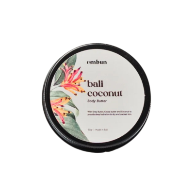 Body Butter, Bali Coconut 60g By Embun