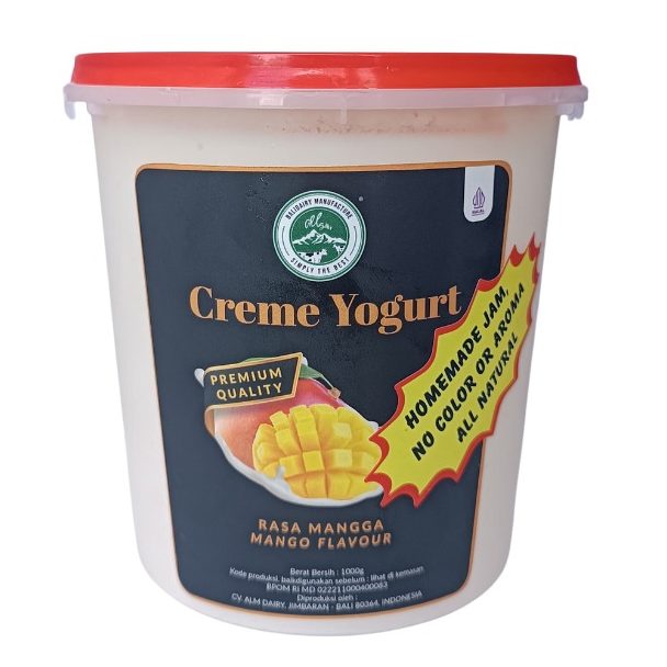 Mango Yoghurt 1lt by Bali Dairy