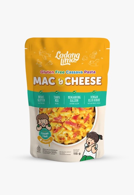 Cassava Pasta, Mac & Cheese (GF) by Ladang Lima 115g