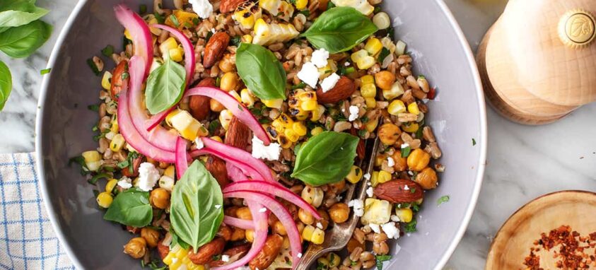 Summer grain salad