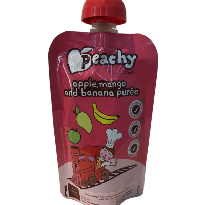 Apple, Mango and Banana by Peachy Baby Food 110g