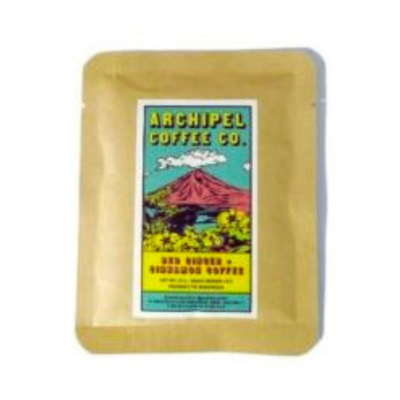 Single Serve Drip Coffee, Red Ginger Cinnamon 10g by Archipel Coffee