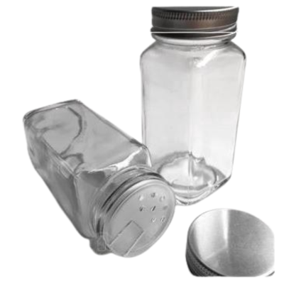 French Square Glass Bottle 100ml