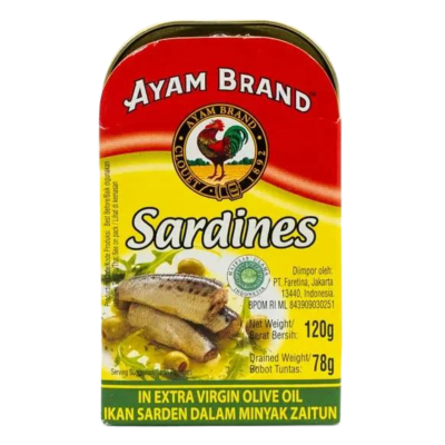 Sardines in Olive Oil, by Ayam Brand 78gr