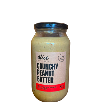 Crunchy Peanut Butter by Alive 500g