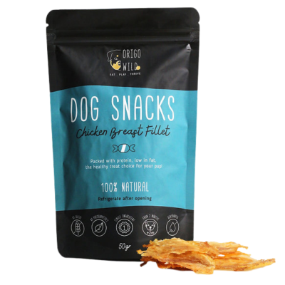 Natural Dog Snacks - Chicken Breast Fillet by Origo Wild