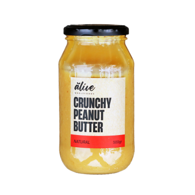 Crunchy Peanut Butter by Alive 500g