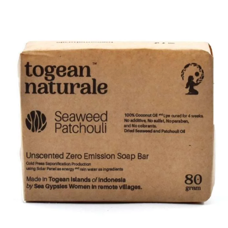 Seaweed Patchouli Soap 80gr by Togean Naturale