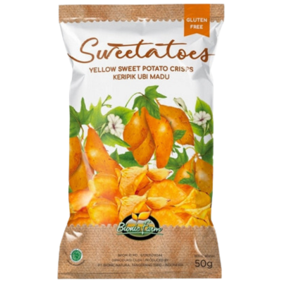 Sweetatoes Yellow Sweet Potato Crips 50gr