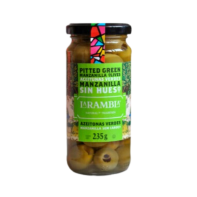 Pitted Green Manzanilla Olives 235g