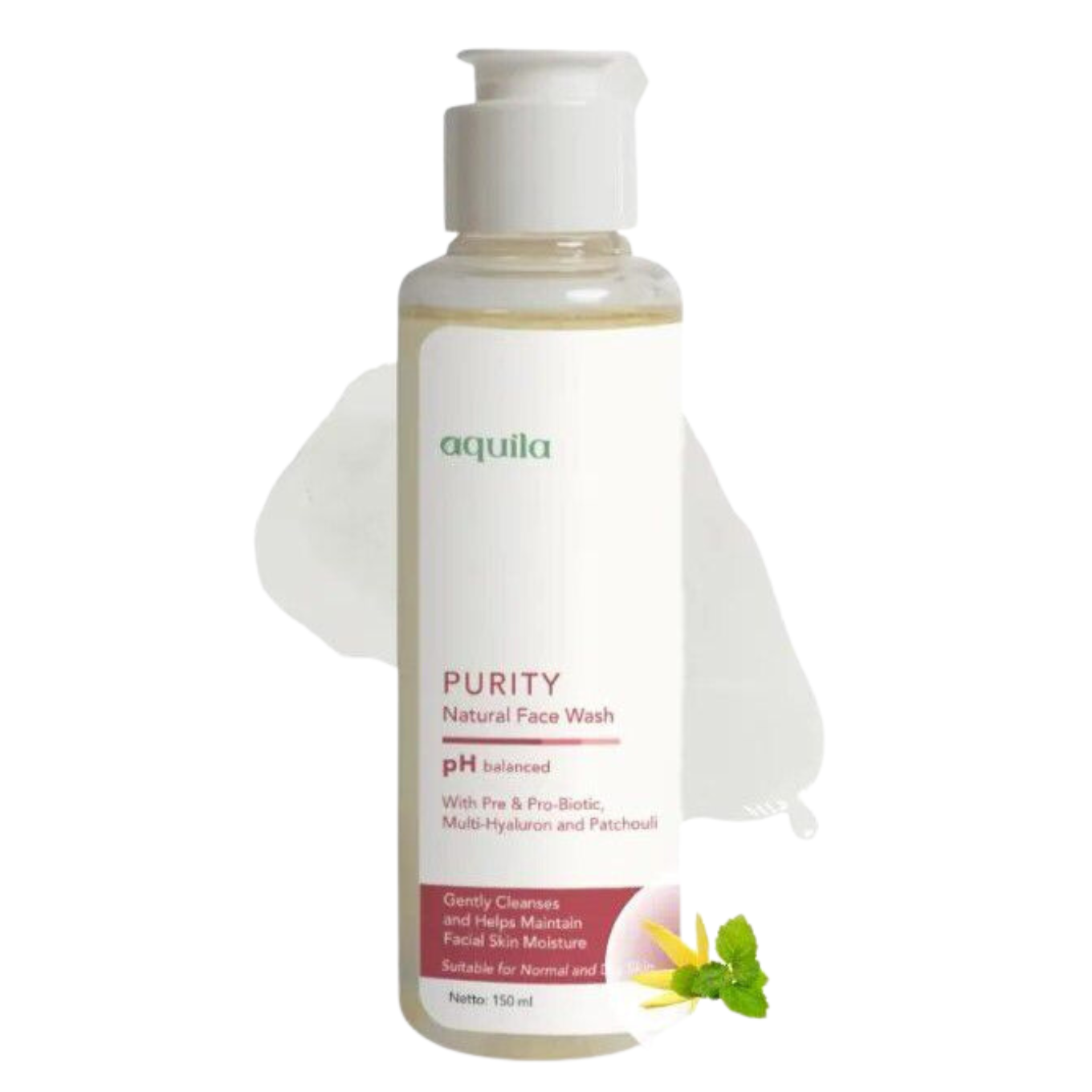Purity Natural Face Wash 150ml by Aquila
