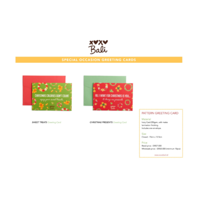 PATTERN GREETING CARD by Xoxo Bali