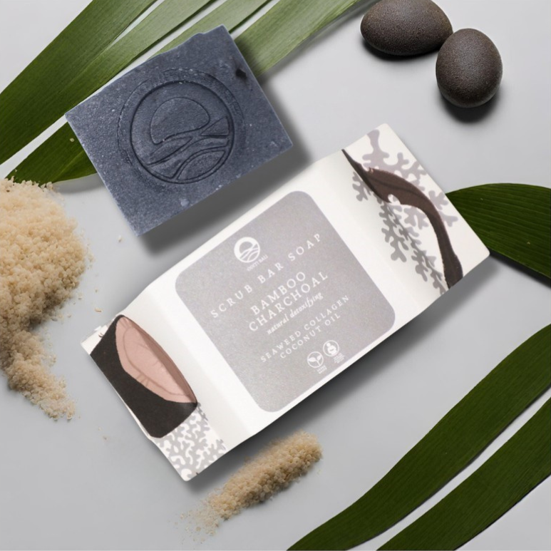 Soap Bar Bamboo Charcoal by Bali Herbs Oditi Bali, 120gr