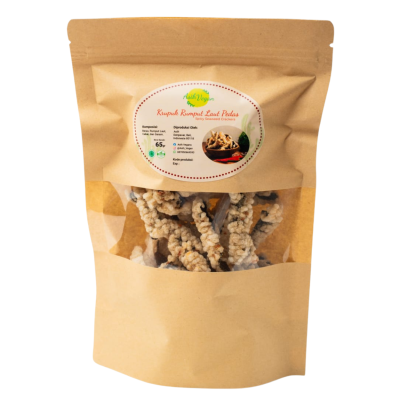 Seaweed Crackers Spicy by Asih Vegan, 65gr