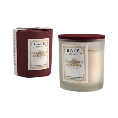 L Candle Granma's Apple Pie by Bale Natural Candle