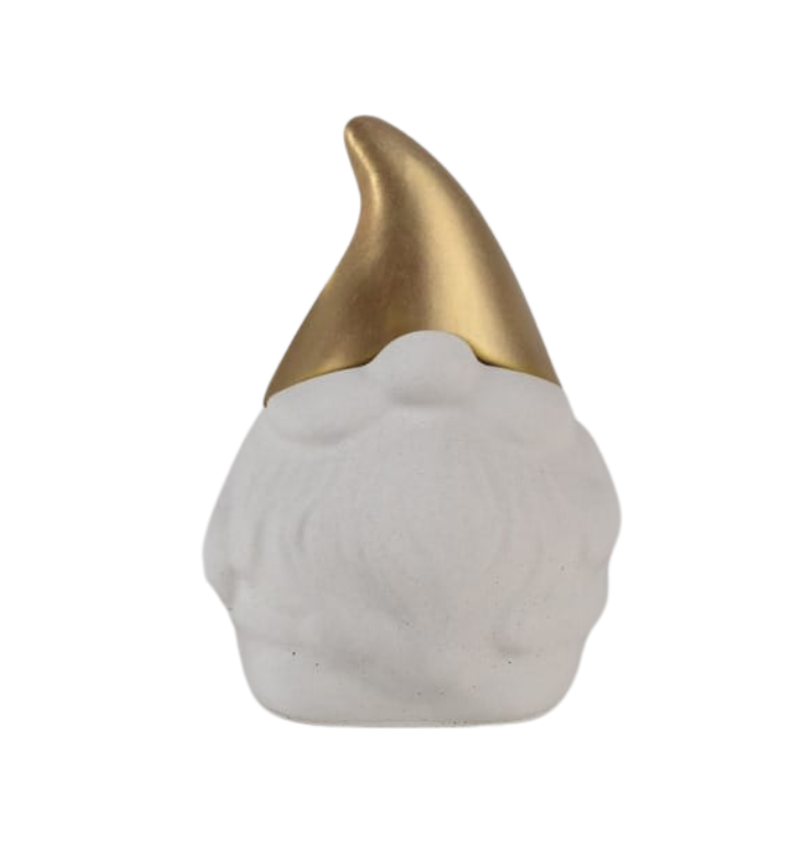Santa Refillable Candle by Bale Natural Candle (Gold Hat Variant)