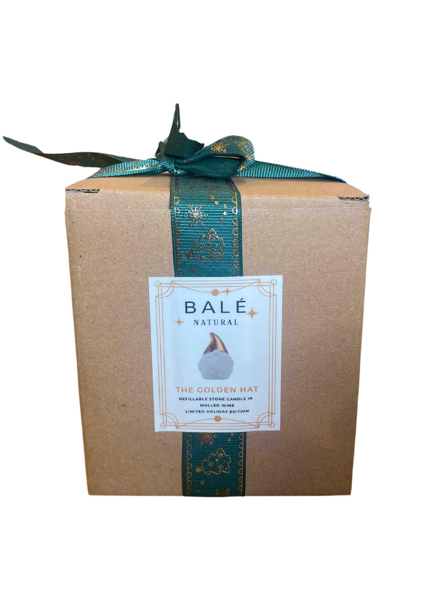 Santa Refillable Candle by Bale Natural Candle (Gold Hat Variant) - Image 2