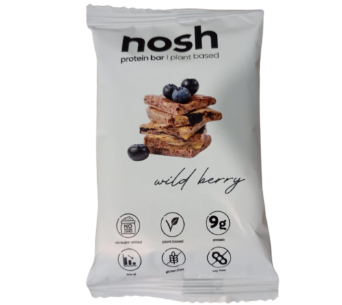 Plant Based Protein Bar Wild Berry by Nosh, 40gr