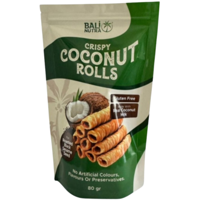 Crispy Coconut Rolls by Bali Nutra, 80gr