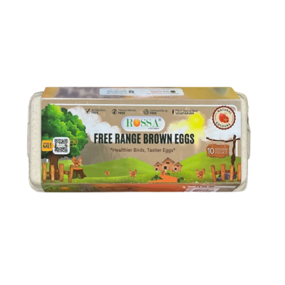Free Range Brown Eggs by Rossa Poultry Farm, 10 pcs