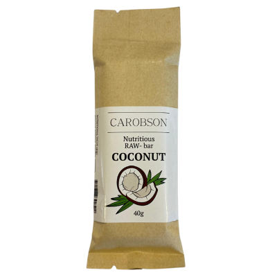 Coconut Raw Bar by Carobson, 40gr