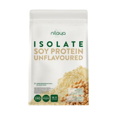 Soy Protein Powder (Non-Gmo) Unflavoured 500gr by Nilaya