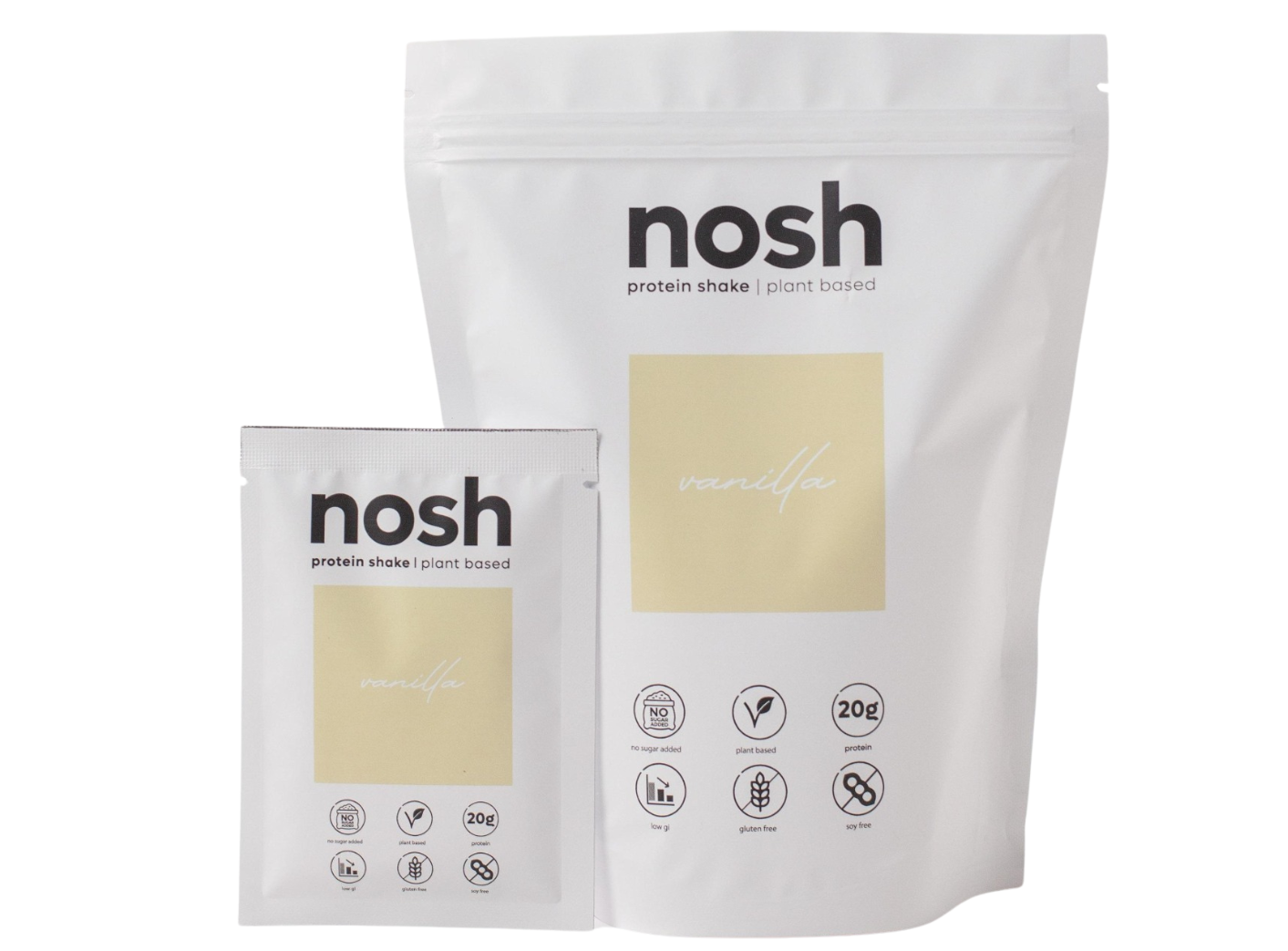Vanilla Protein Powder (Fava Bean) by Nosh