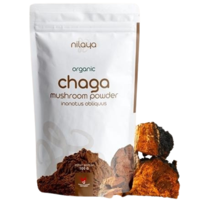Chaga Mushroom Powder by Nilaya, 100gr