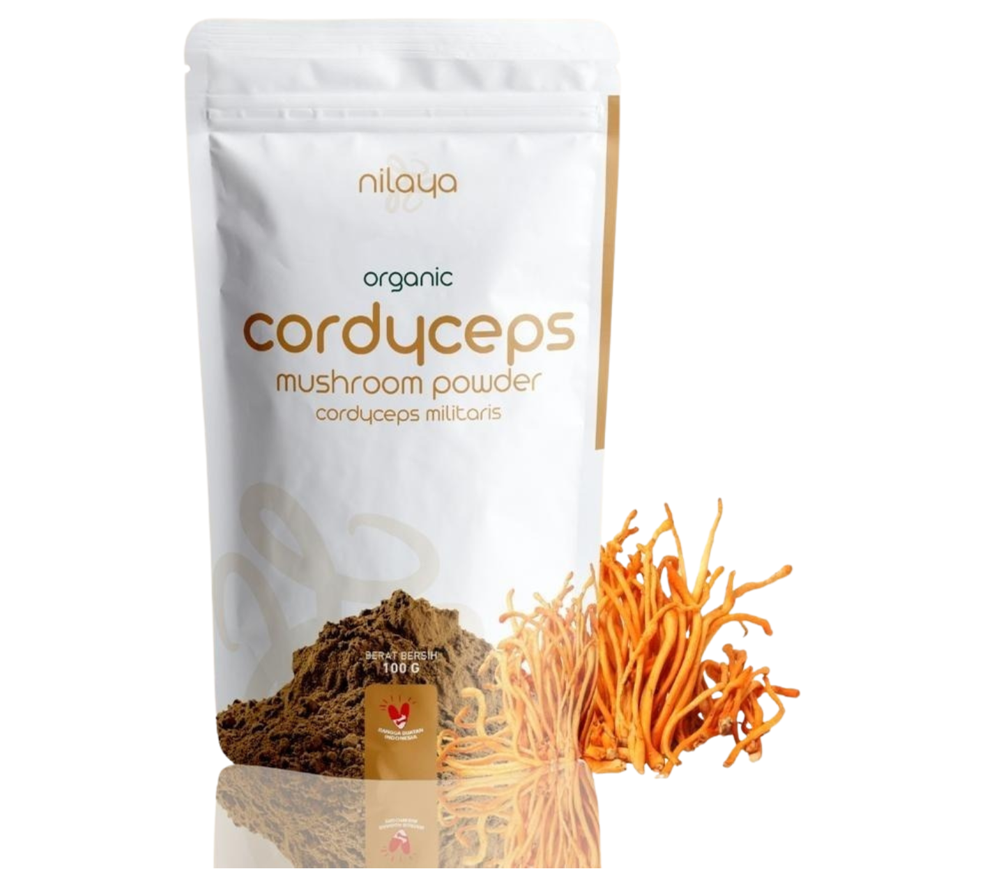 Cordyceps Mushroom Powder by Nilaya, 100gr