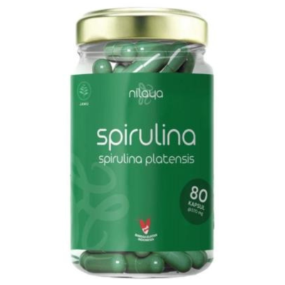 Spirulina by Nilaya, 80caps