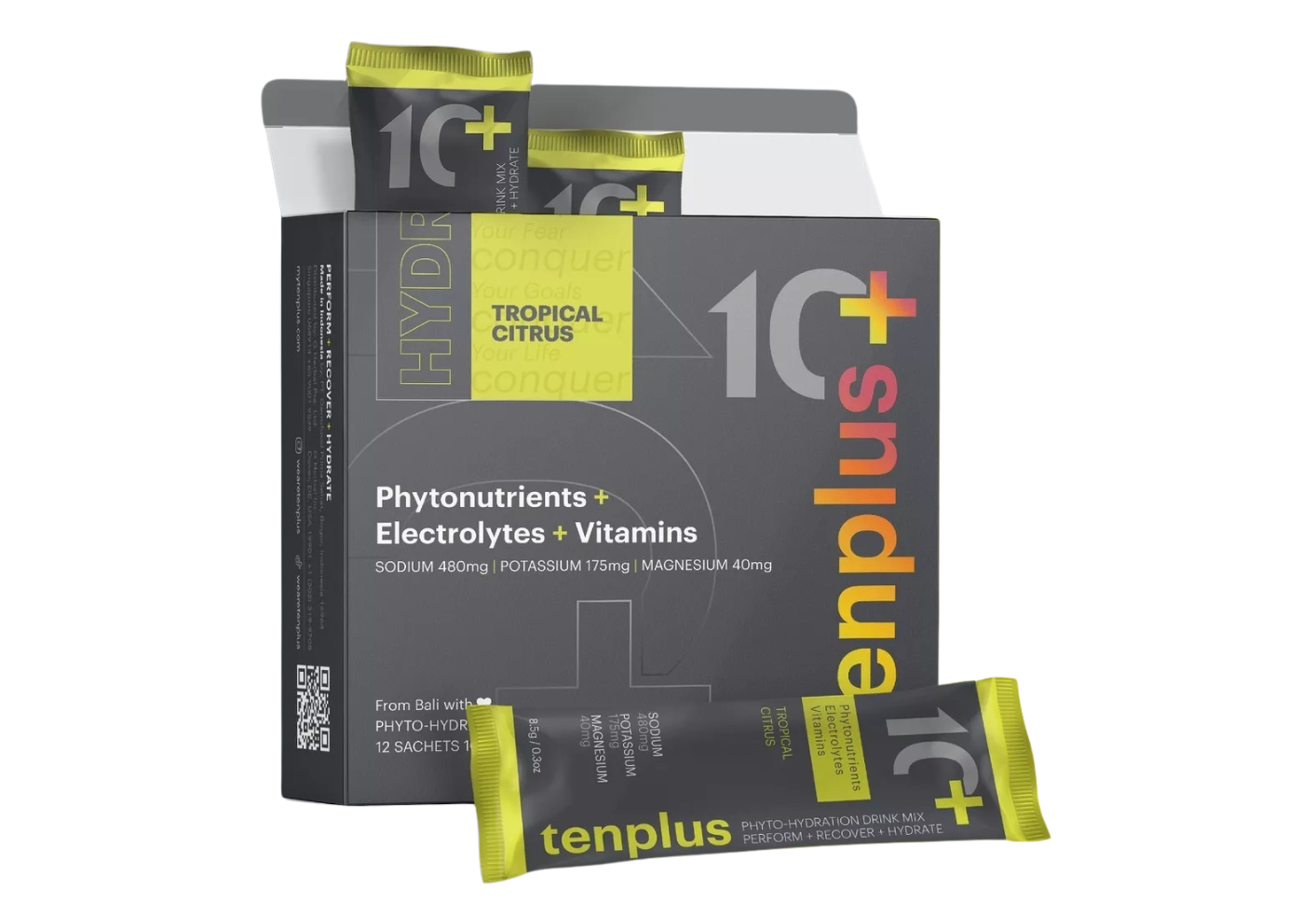Electrolytes ++ Tropical Citrus by Tenplus, 12 Sachet