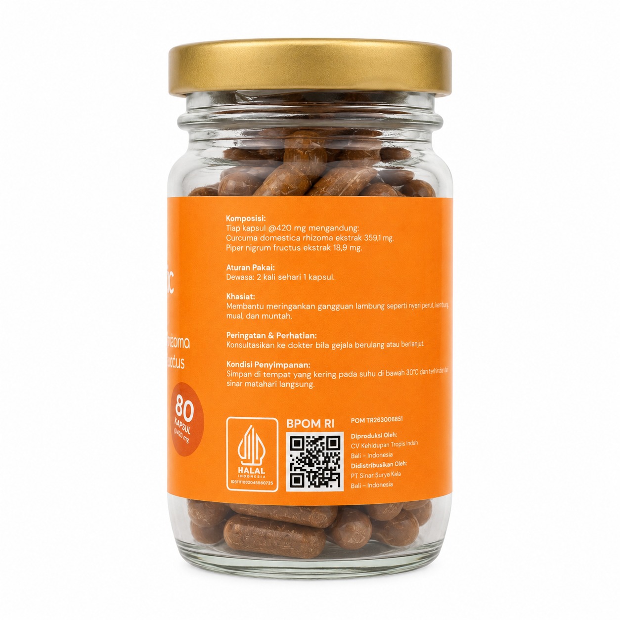 Turmeric Extra by Nilaya, 80caps - Image 2