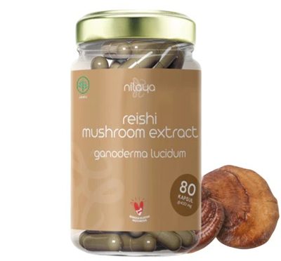 Reishi Mushroom Extract by Nilaya, 80 caps