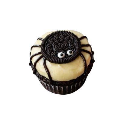 Oreo & Cream Spider Cupcakes (V) by Mindful Munchies