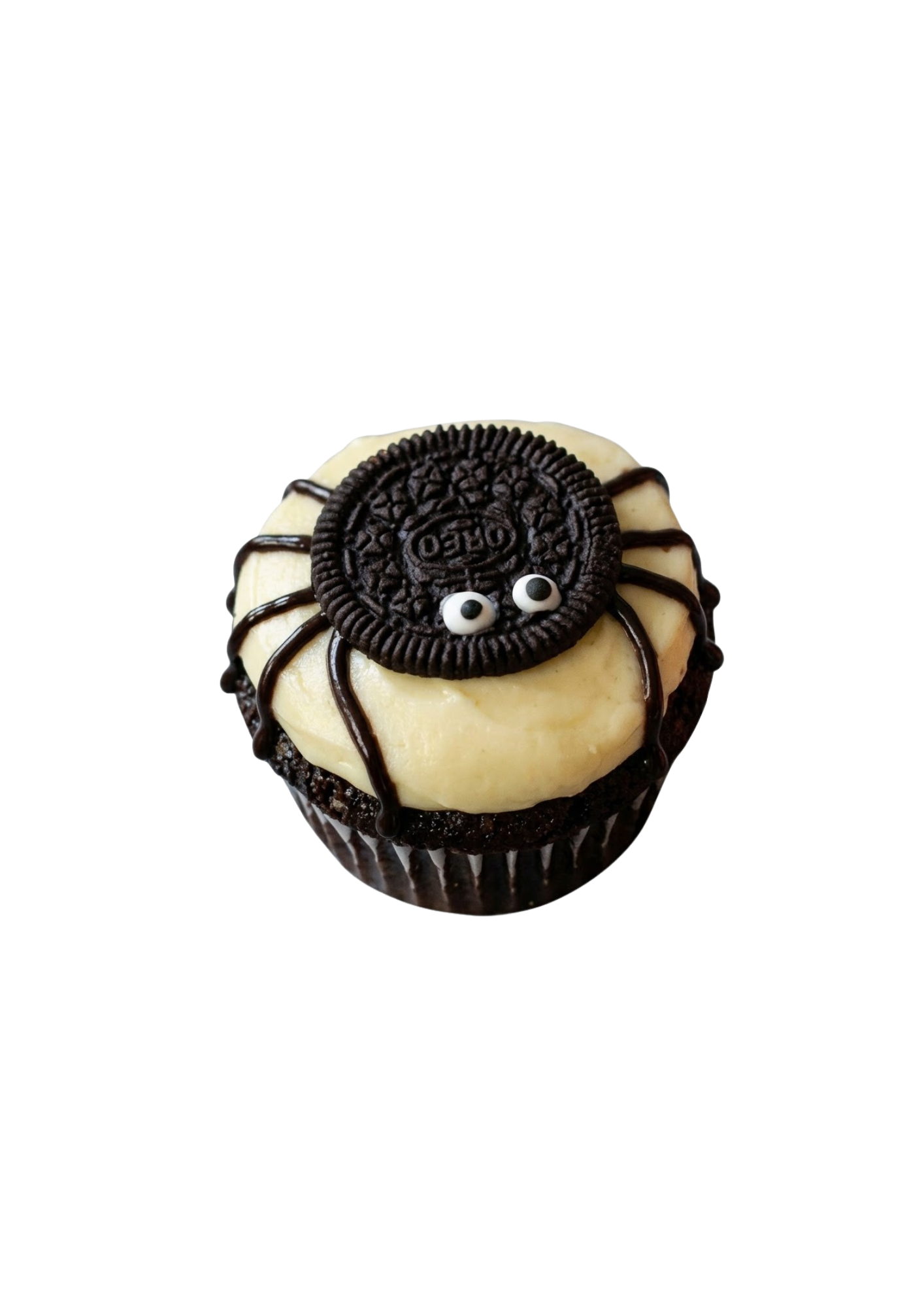 Oreo & Cream Spider Cupcakes (V) by Mindful Munchies